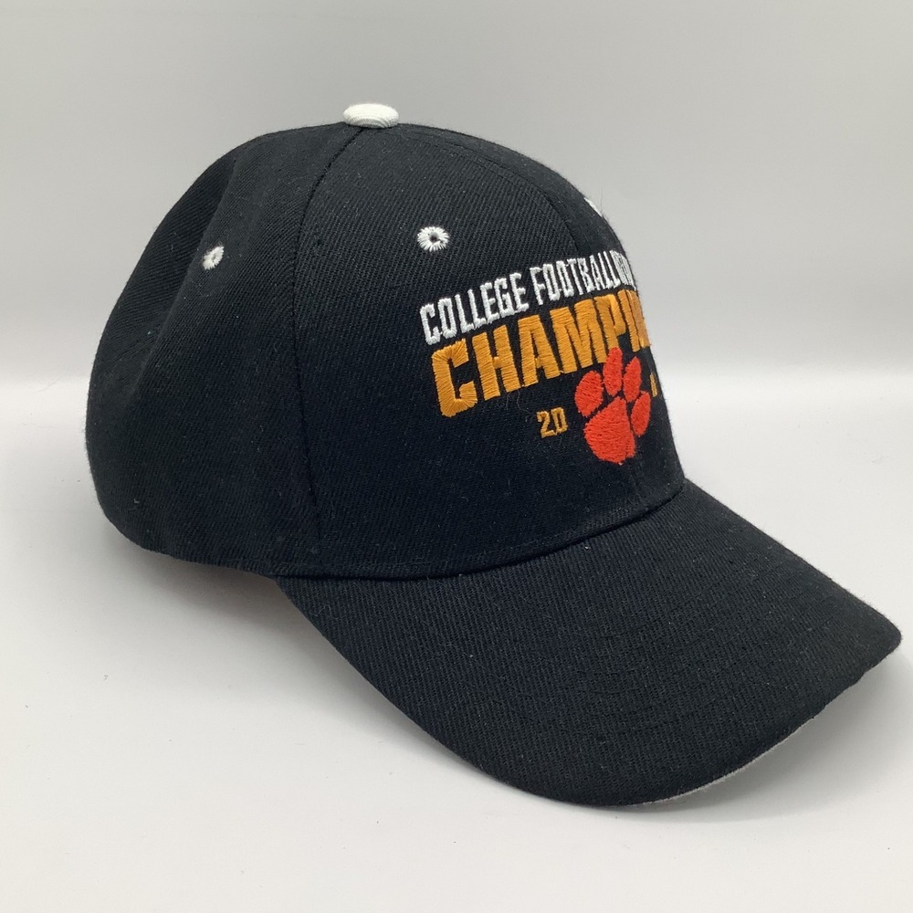 Clemson Tigers College Football National Champions 2018 Black Baseball Cap OSFA